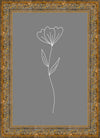 Minimalist Flower Gray