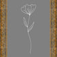 Minimalist Flower Gray