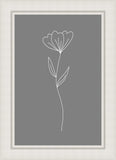 Minimalist Flower Gray