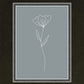 Minimalist Flower Blue