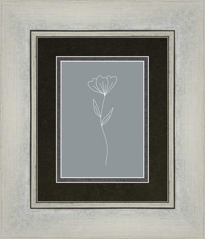 Minimalist Flower Blue