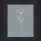Minimalist Flower Blue