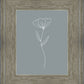 Minimalist Flower Blue