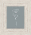 Minimalist Flower Blue