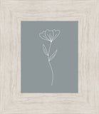 Minimalist Flower Blue