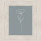 Minimalist Flower Blue