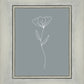 Minimalist Flower Blue