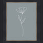 Minimalist Flower Blue