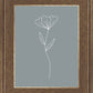 Minimalist Flower Blue