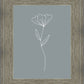 Minimalist Flower Blue