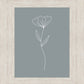 Minimalist Flower Blue