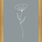 Minimalist Flower Blue