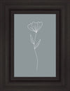 Minimalist Flower Blue