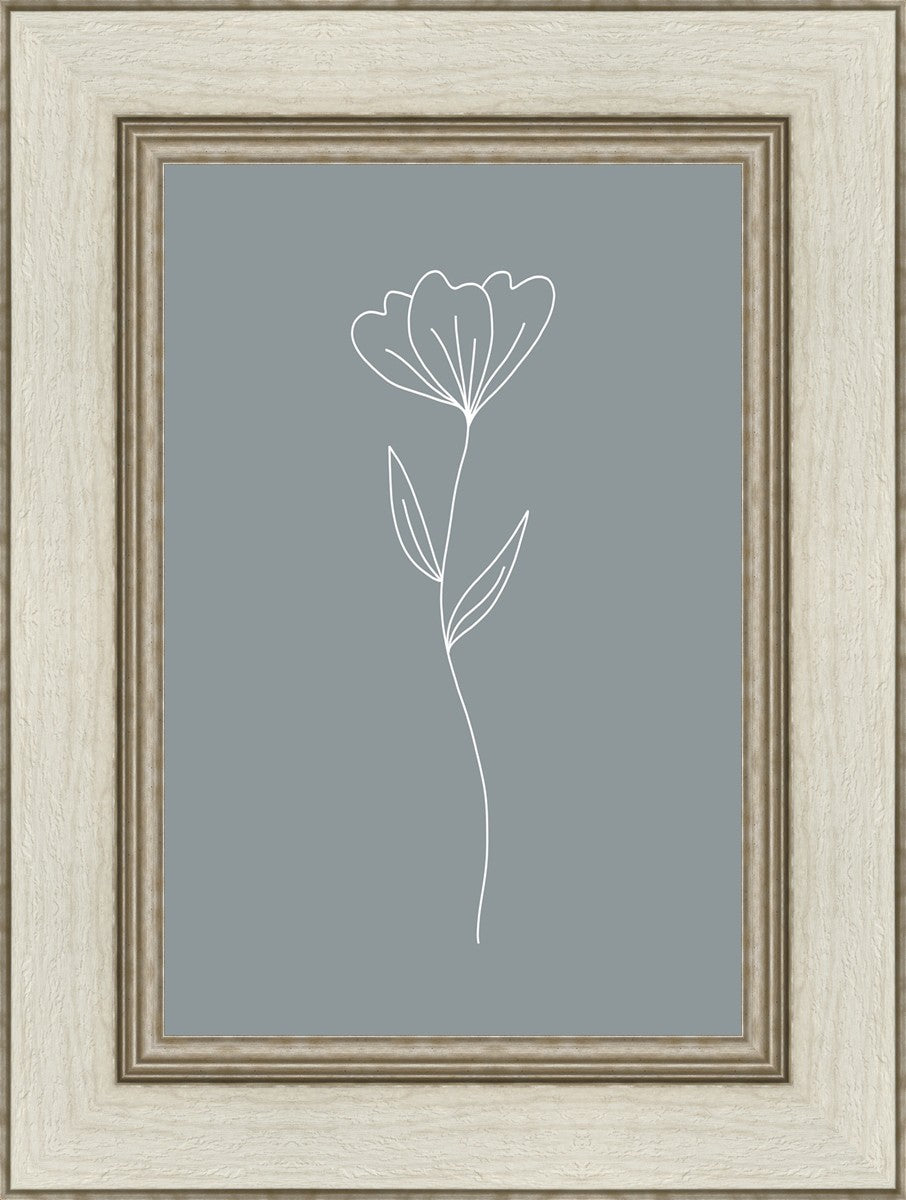 Minimalist Flower Blue