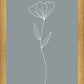 Minimalist Flower Blue