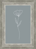 Minimalist Flower Blue