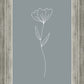 Minimalist Flower Blue