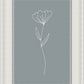 Minimalist Flower Blue