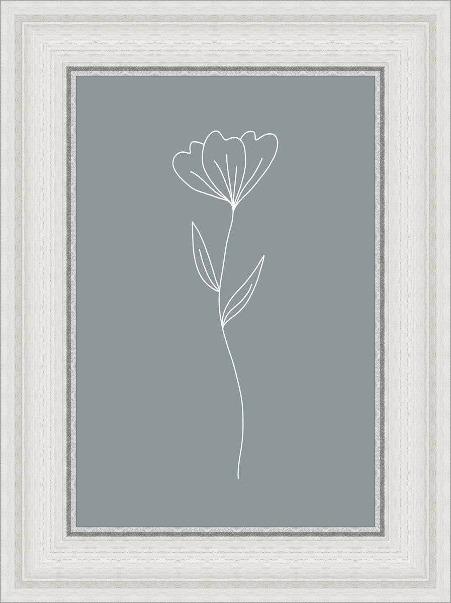Minimalist Flower Blue