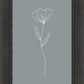 Minimalist Flower Blue