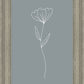 Minimalist Flower Blue
