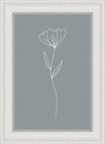 Minimalist Flower Blue