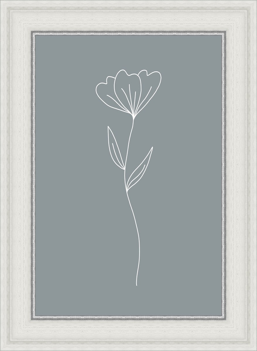 Minimalist Flower Blue