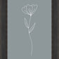 Minimalist Flower Blue