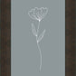 Minimalist Flower Blue