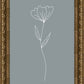 Minimalist Flower Blue