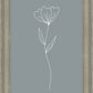 Minimalist Flower Blue