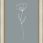 Minimalist Flower Blue