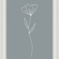 Minimalist Flower Blue