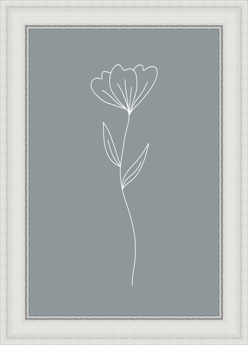 Minimalist Flower Blue