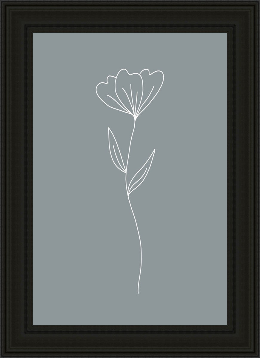 Minimalist Flower Blue