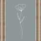 Minimalist Flower Blue