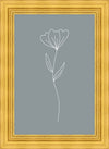 Minimalist Flower Blue