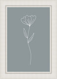 Minimalist Flower Blue