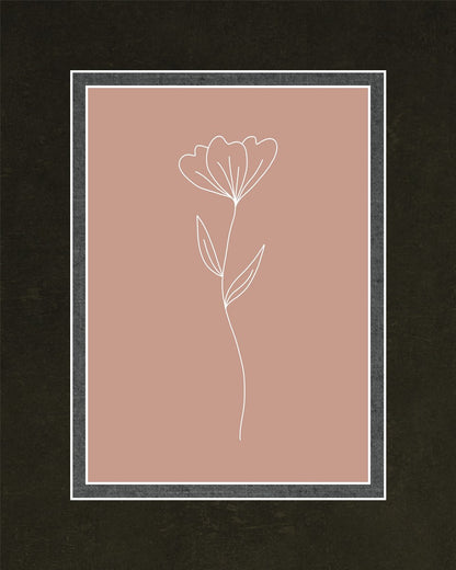 Minimalist Flower Pink