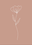 Minimalist Flower Pink