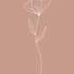 Minimalist Flower Pink