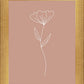 Minimalist Flower Pink