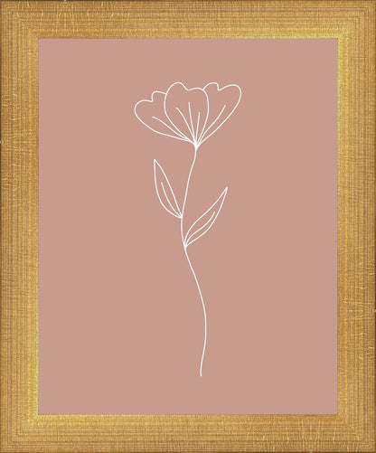 Minimalist Flower Pink