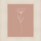 Minimalist Flower Pink