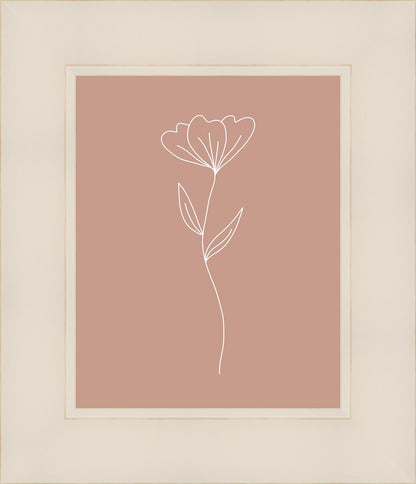 Minimalist Flower Pink