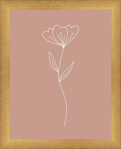 Minimalist Flower Pink