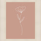 Minimalist Flower Pink
