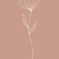 Minimalist Flower Pink
