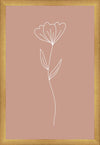 Minimalist Flower Pink