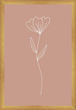 Minimalist Flower Pink